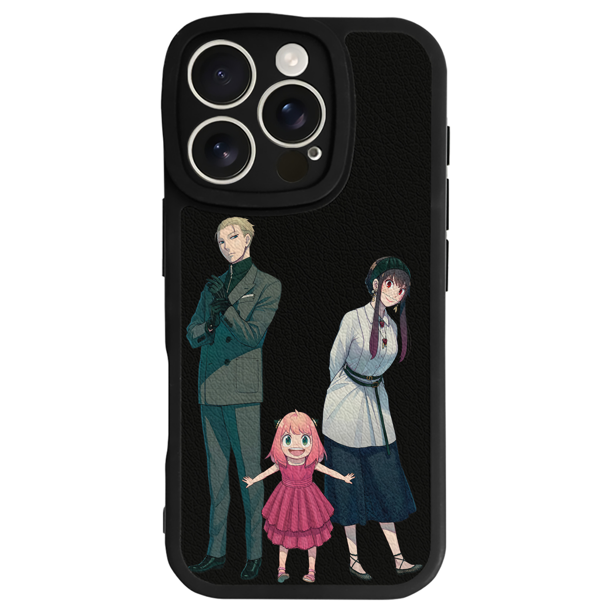 （画像用） SPY×FAMILY间谍家家酒 【iPhone 16シリーズ対応】シリコンスマホケース（レザー調） 材質：シリコン